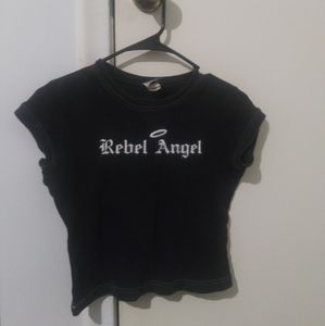 1990s Biker Crop Top by M Fasis